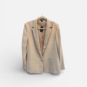 Express Elegant Beige Blazer